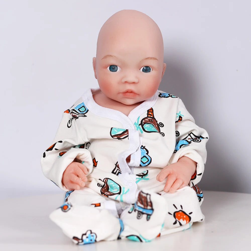 COSDOLL Baby Doll 18 inch 2.55kg Soft Silicone Reborn Dolls Kids Toy Unfinished Newborn Girl Birthday Gifts DIY Children Toys