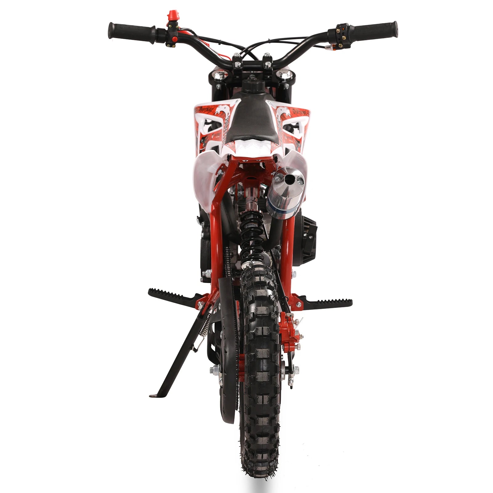 49cc 2-Stroke Gas Power Kids Dirt Bike, Mountain Motocross, Off Road Mini Motorcycle with Front Rear Disc Brakes,Max Speed 25MPH