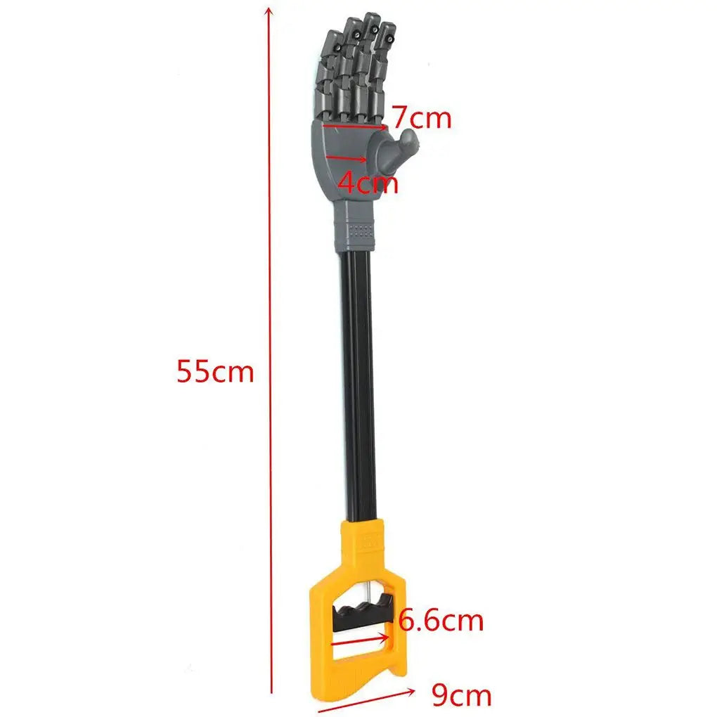 New 55CM 1PC Plastic Robot Claw Hand Grabber Grabbing Stick Kid Boy Toy Hand Wrist Strengthen DIY Robot Grab