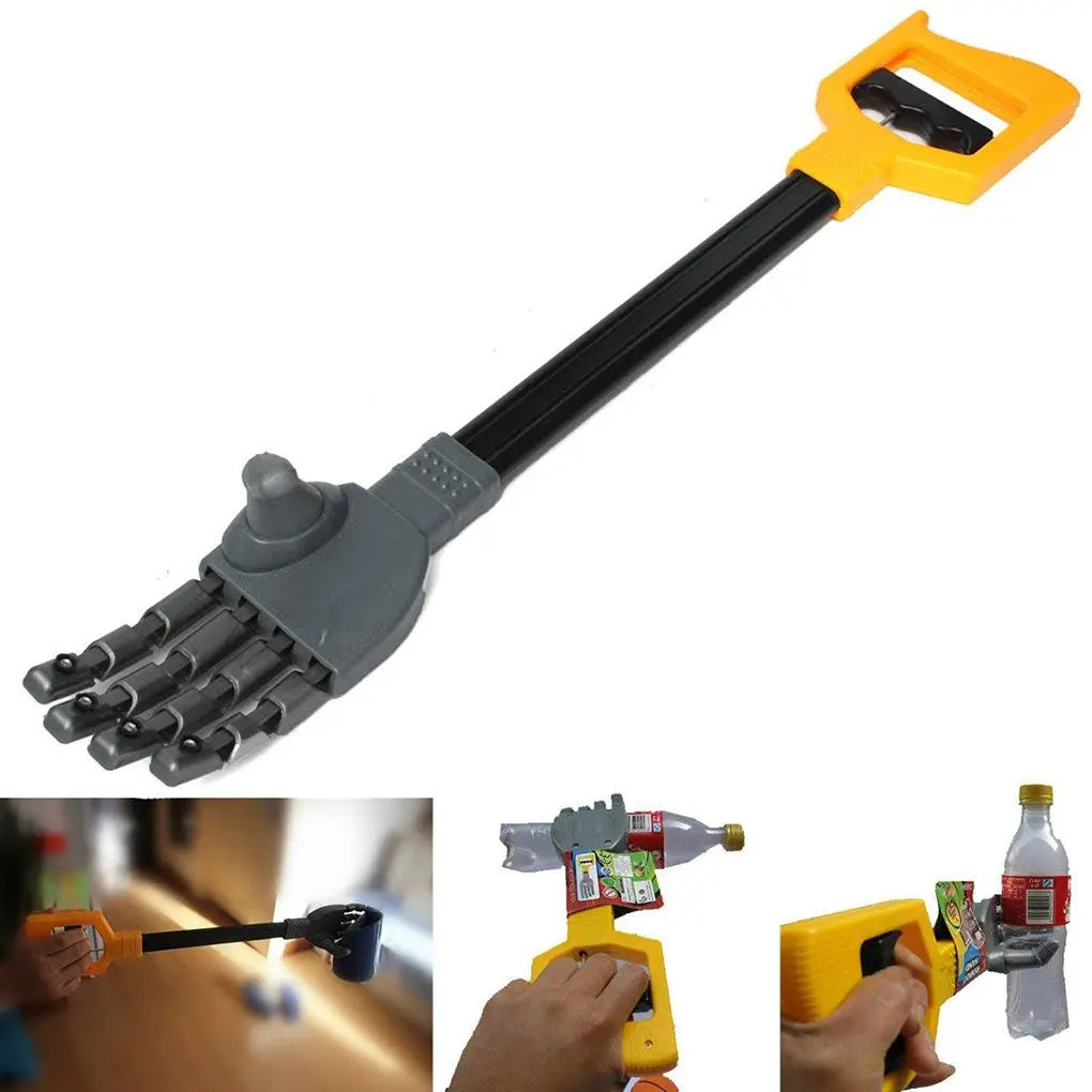 New 55CM 1PC Plastic Robot Claw Hand Grabber Grabbing Stick Kid Boy Toy Hand Wrist Strengthen DIY Robot Grab