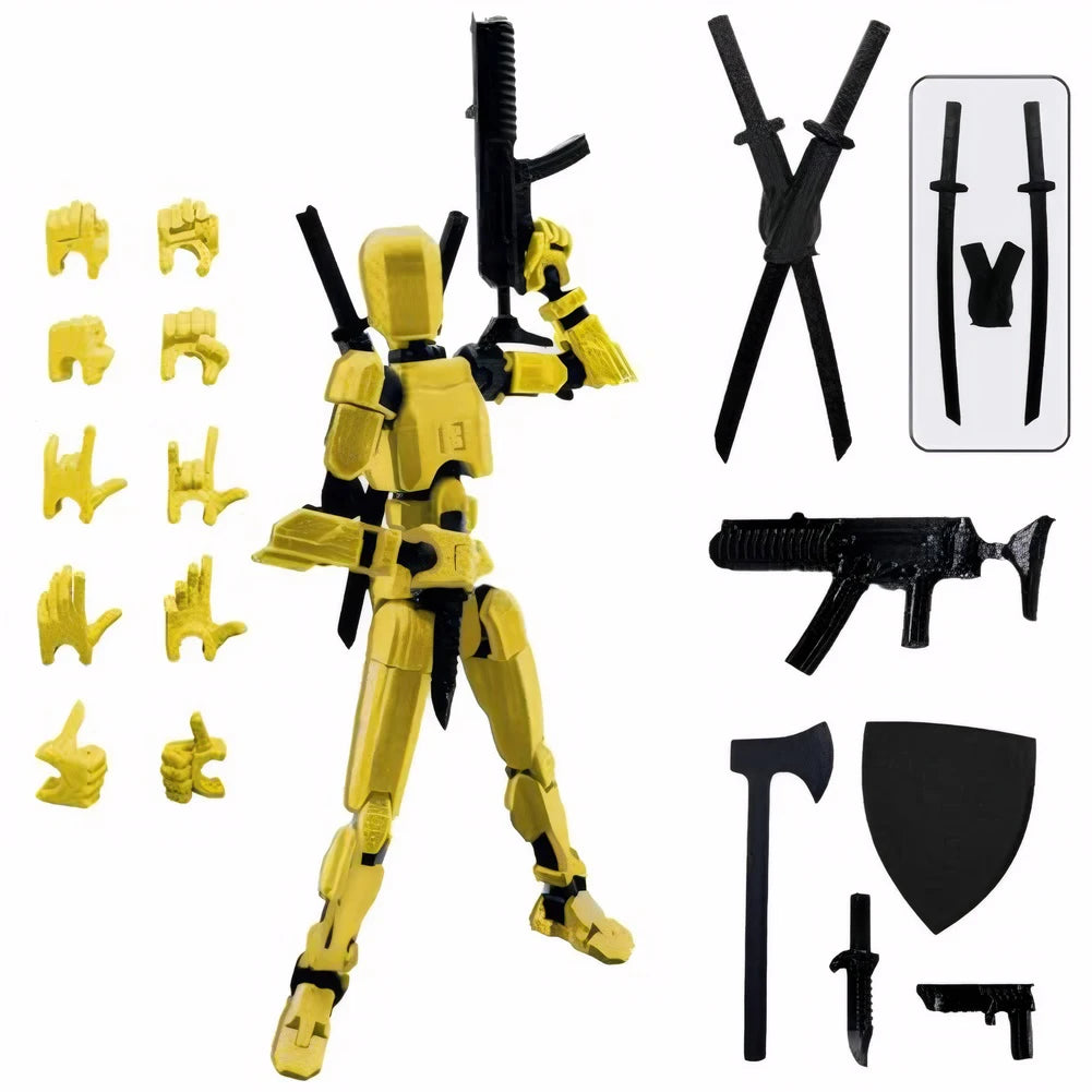 13 Action Figure Titan Multi-articular Robot Toys Dummy 3D Printed Movable Shapeshift Robot Action Anime Figure For Boy Gifts
