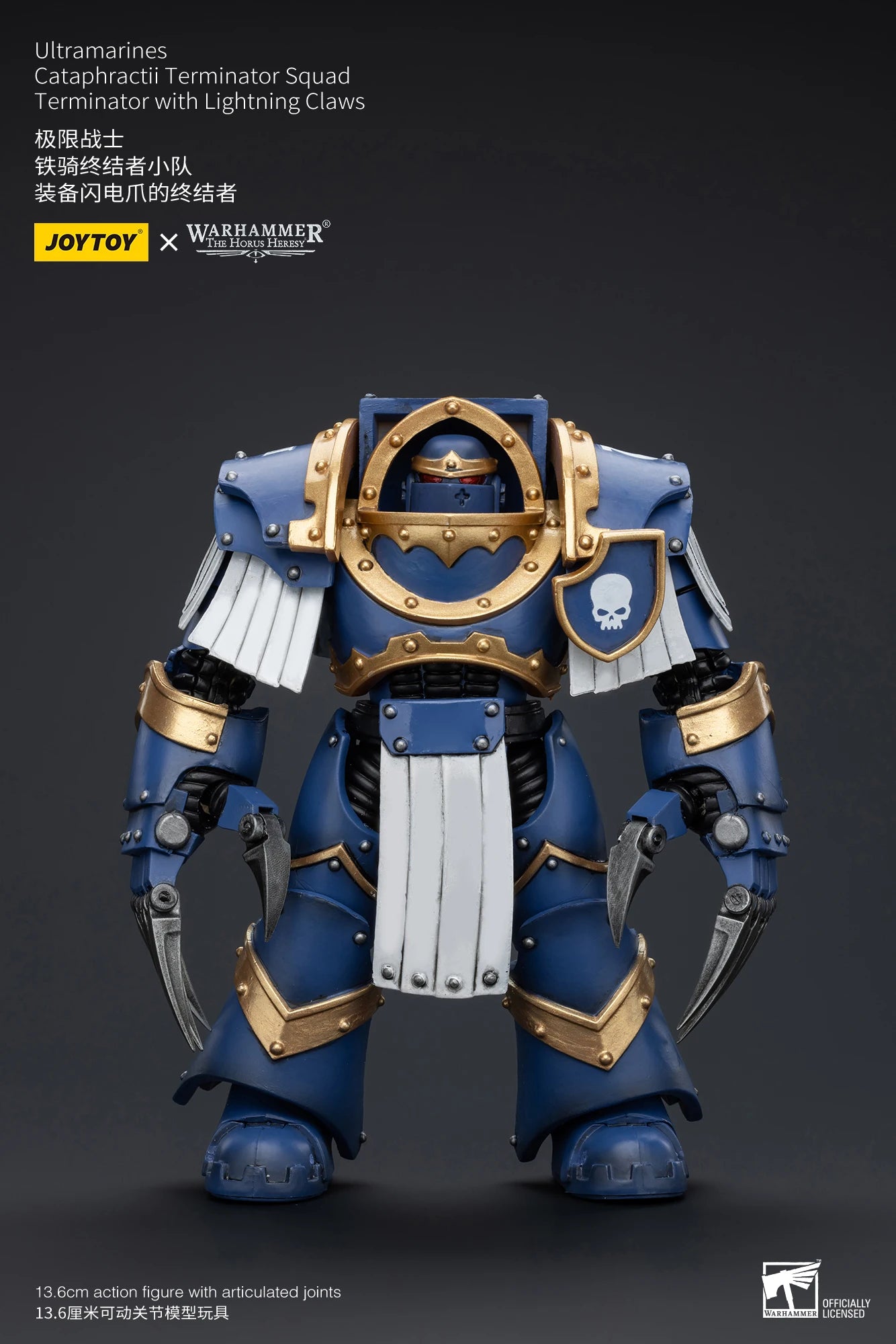 JOYTOY Warhammer 40K 1/18 Action Figure Ultramarines Cataphractii Terminator Squad Anime Figures Toys Model