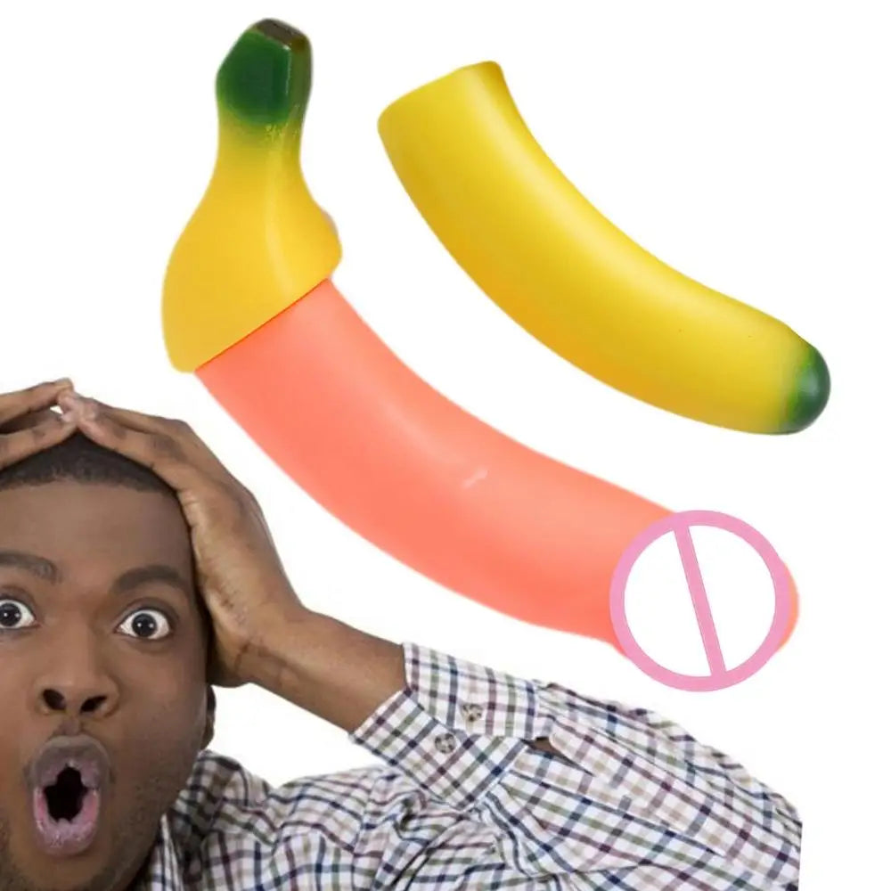 Spoof Newest Funny Joke Creative Relaxing Squirting Banana Toys For Adults Decompression Toy Bachelor Bachelorette Party Gift
