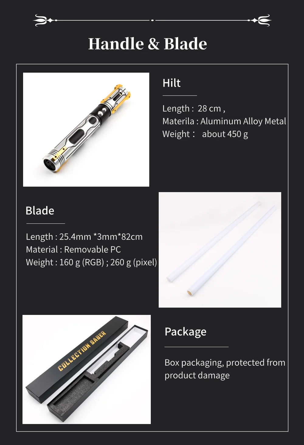 TXQSABER Ghost Lightsaber Pixel Soundboard Neo Smooth Swing Metal Handle LED Strip Blade Cosplay Laser Jedi Sword Kids Toys
