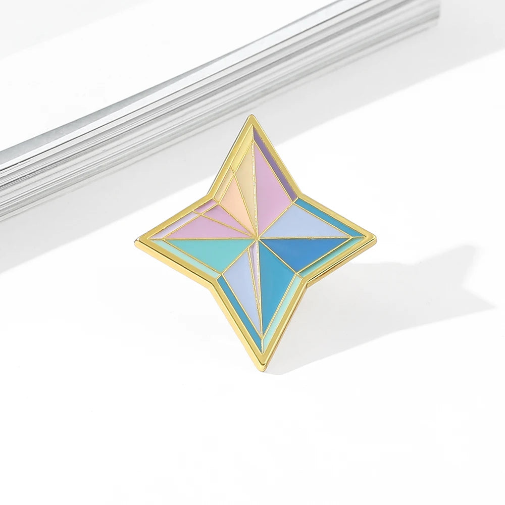 Game Genshin Impact Brooch Cosplay Anime Props Primogems Badge Metal Brooch for Kids Clothing Hat Lapel Pin Accessories Gifts