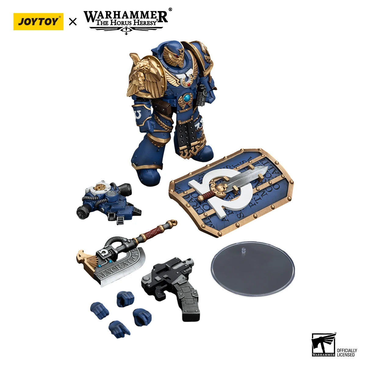 JOYTOY Warhammer 30K 1/18 Action Figures Ultramarines Invictarus Suzerain Squad Suzerain 5PCS Model Anime Military Model