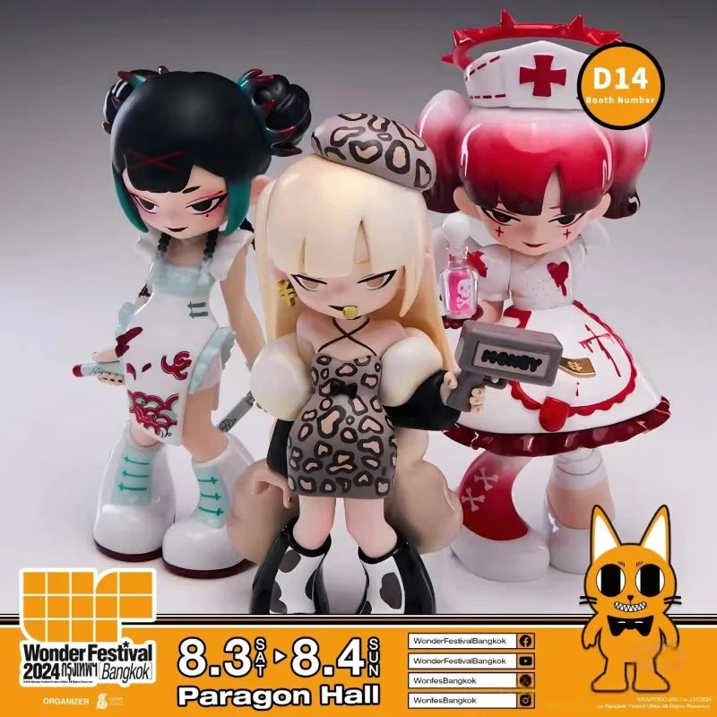 Original Yandere Girl Remove The Label Series Blind Box Caixa Caja Girl Doll Boy Birthday Gift Mystery Anime Action Figure Toys