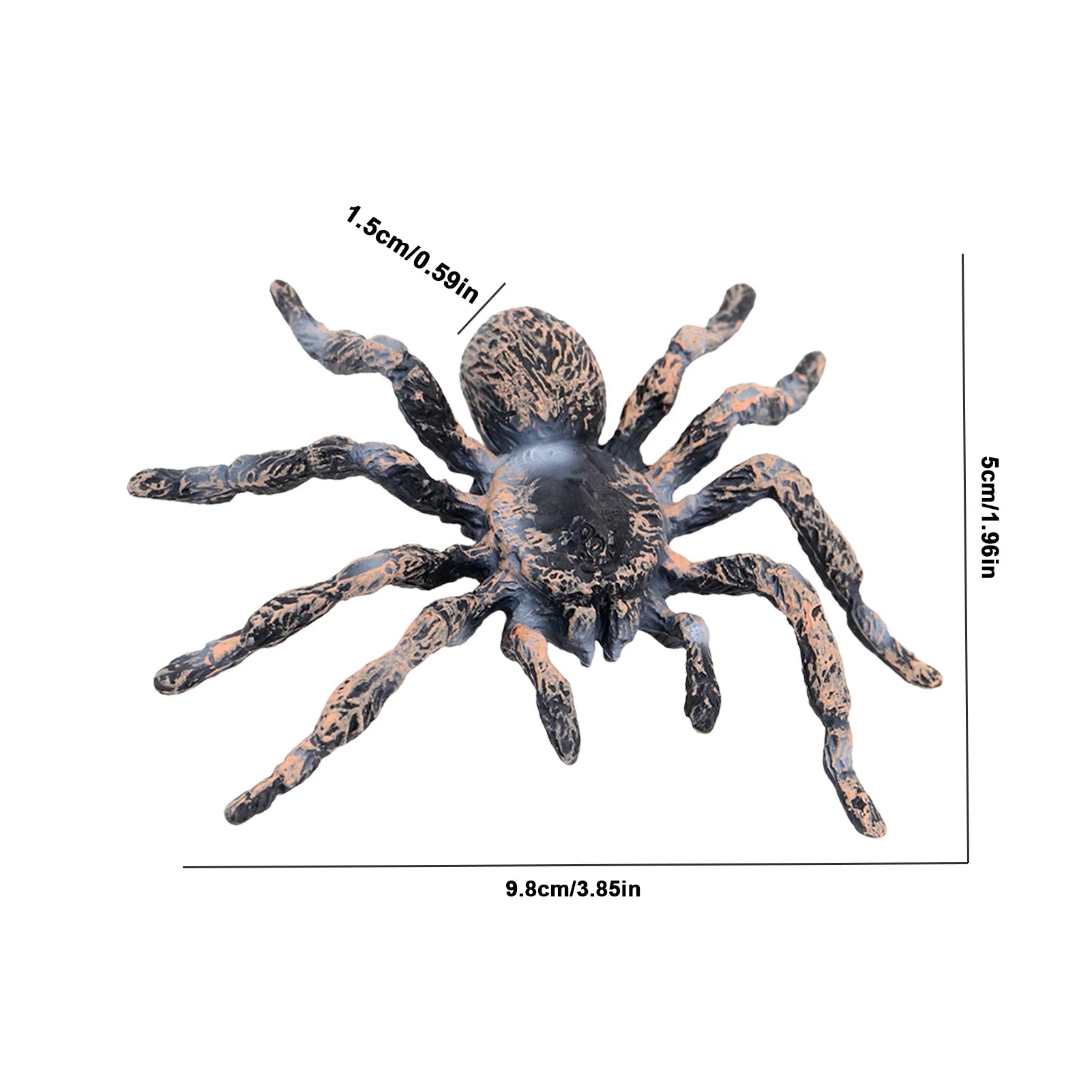 Realistic Giant Spider Toys Simulated Spider ABS Toys Scary Fake Spiders Giant Spider Action Models Gifts For Girl And Boy