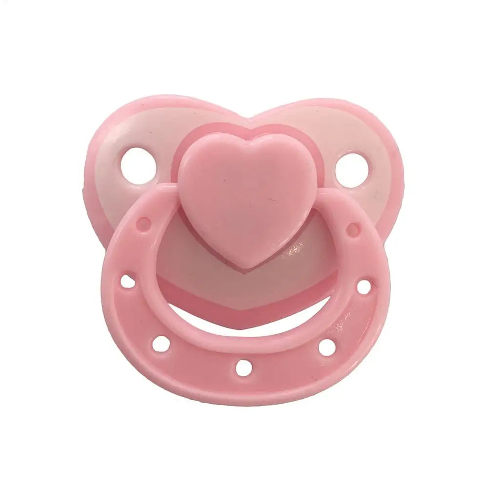 Doll Magnet Pacifier for 20-22inch Baby Dolls Cute Lovely Magnet Pacifier ABS Plastic Simulation Nipples Doll Accessory