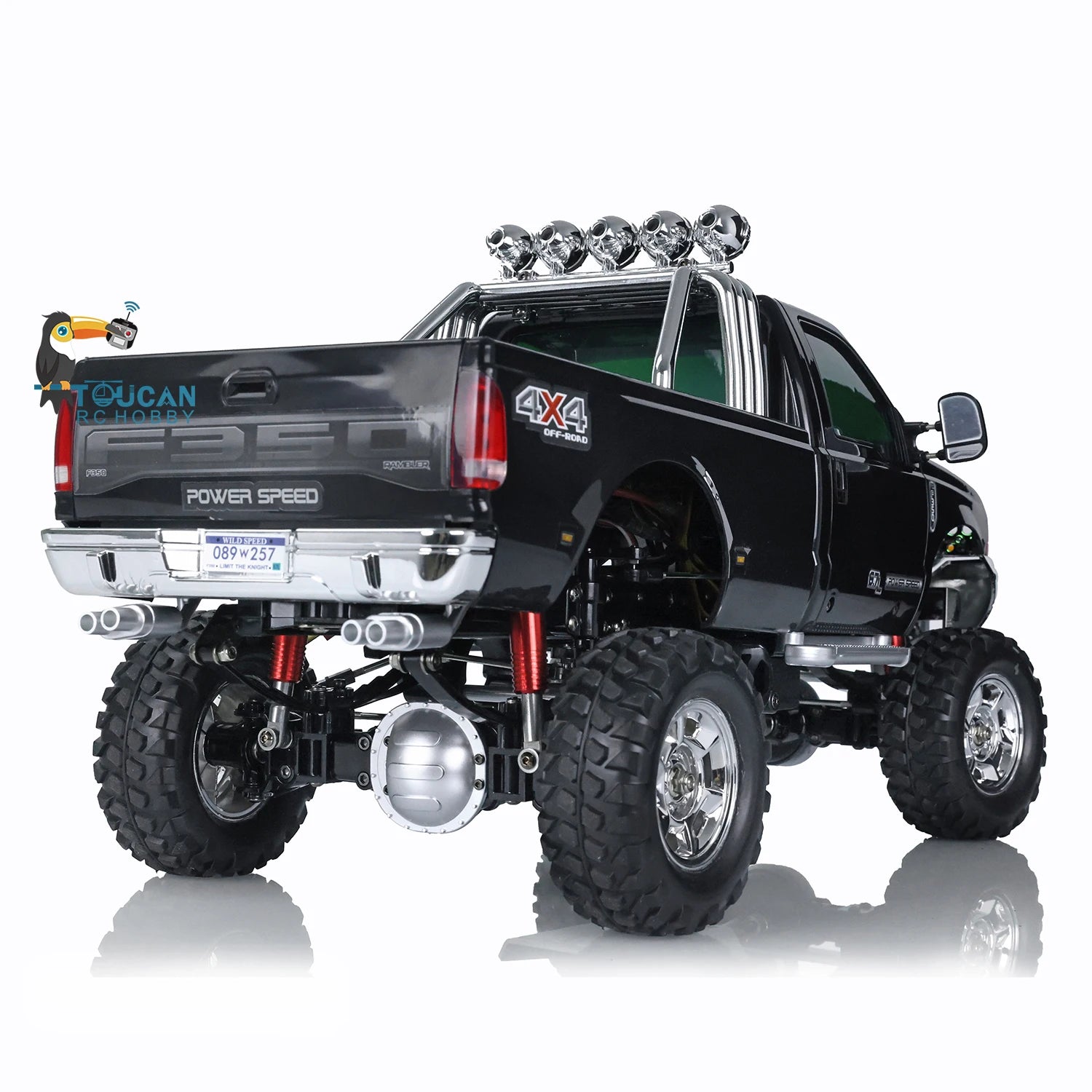 US Stock 1/10 HG P410 RC Pickup Truck 4*4 Rally Racing Crawler Car Model 2.4G Radio Motor ESC Outdoor Toy Model Gifts TH16939