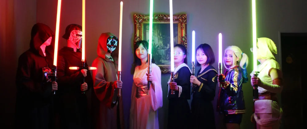TXQSABER Neo pixel Customize Lightsaber SNV4 Bluetooth Metal Hilt Heavy Deuling Blaster Smooth Laser Sword Cosplay Kids Toys