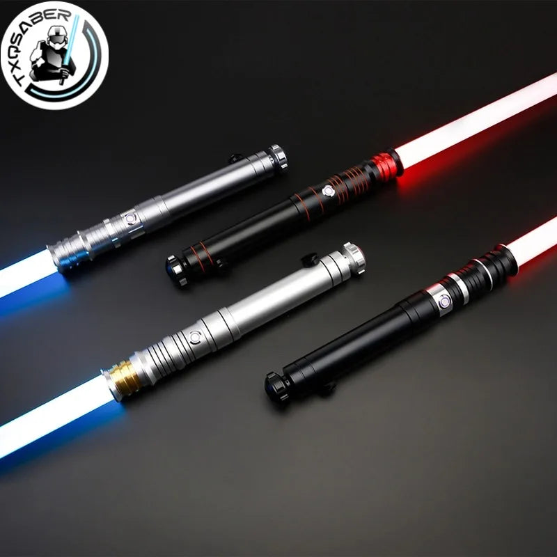 TXQSABER NeoPixel Lightsaber Gesture Control Jedi Metal Hilt 16 Soundfont 22 Light Effect Force Blaster Laser Sword Luminous Toy