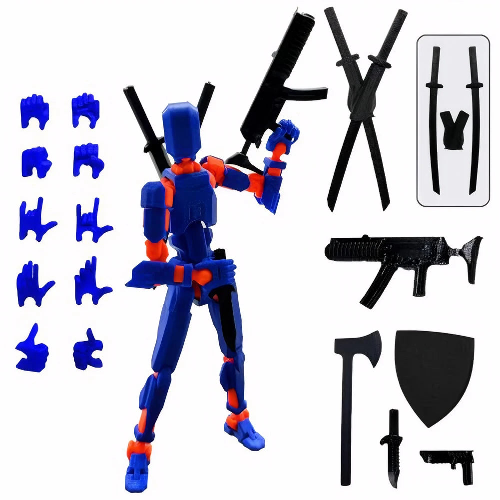 13 Action Figure Titan Multi-articular Robot Toys Dummy 3D Printed Movable Shapeshift Robot Action Anime Figure For Boy Gifts
