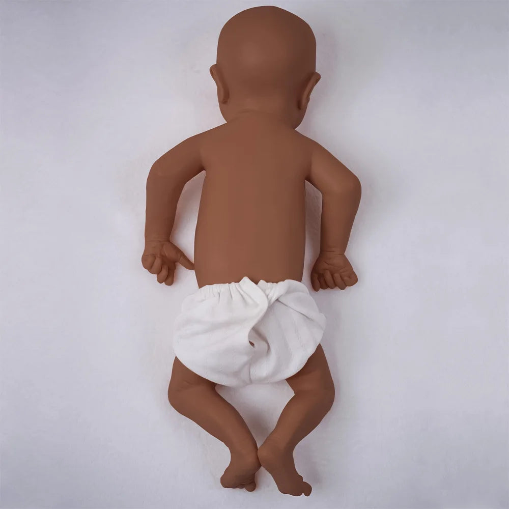 17.72 inch full body soft silicone boy reincarnation doll washable, with realistic baby touch design toy | Gift π| collect