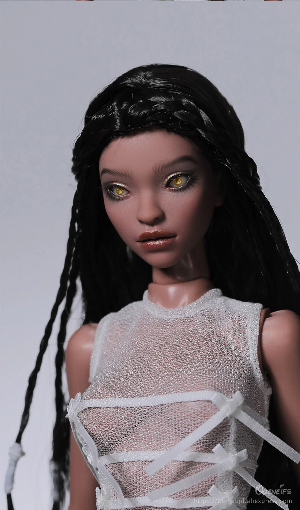 New Design Banksy Doll BJD 1/4 Special Resin Slim Body Tan Skin Color Doll White Suit Model Girl Toys Gift For Girls