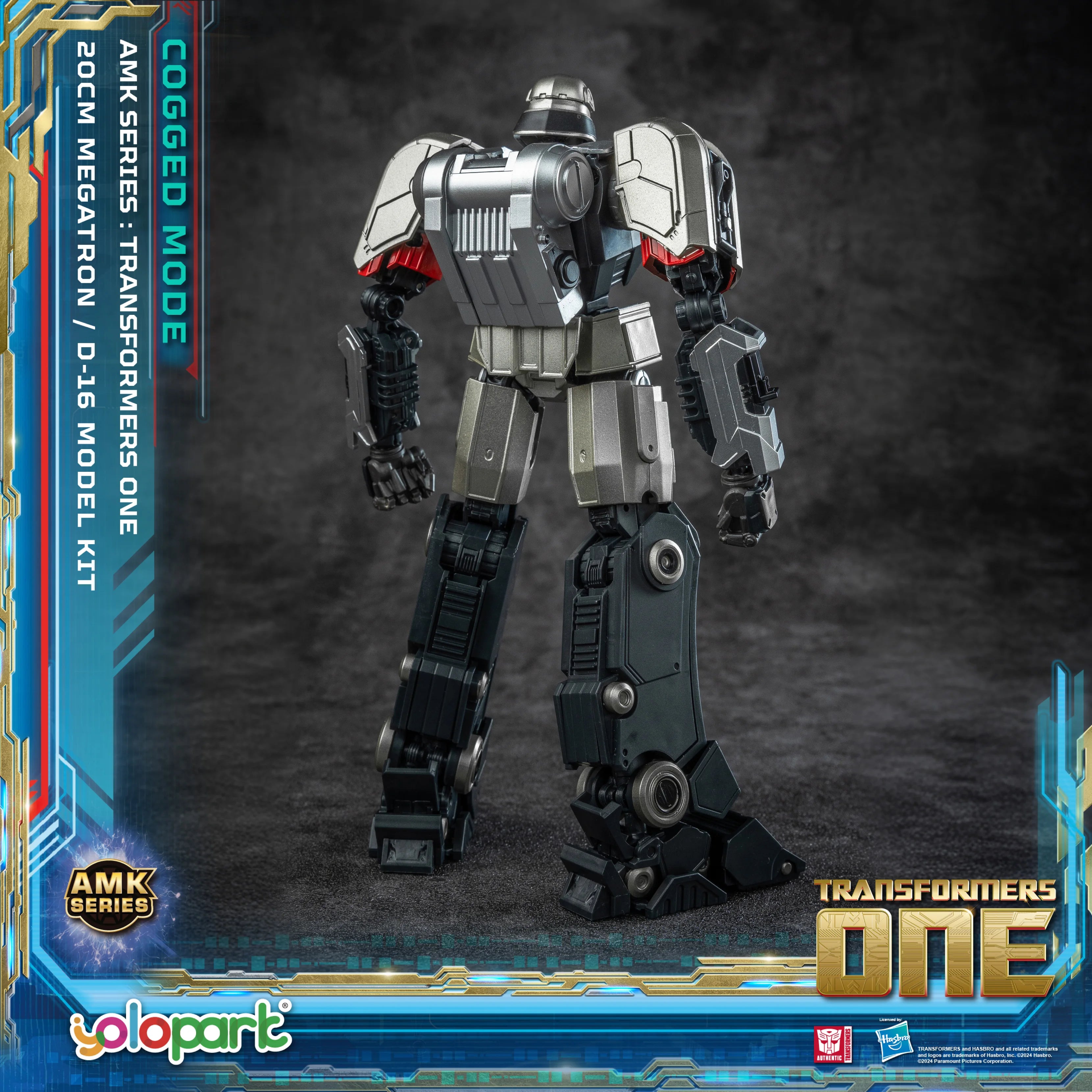 YOLOPARK Transformers One Toy Megatron Cogged Toy Mode,7.87 Inch Highly Articulated No Converting Model Kit