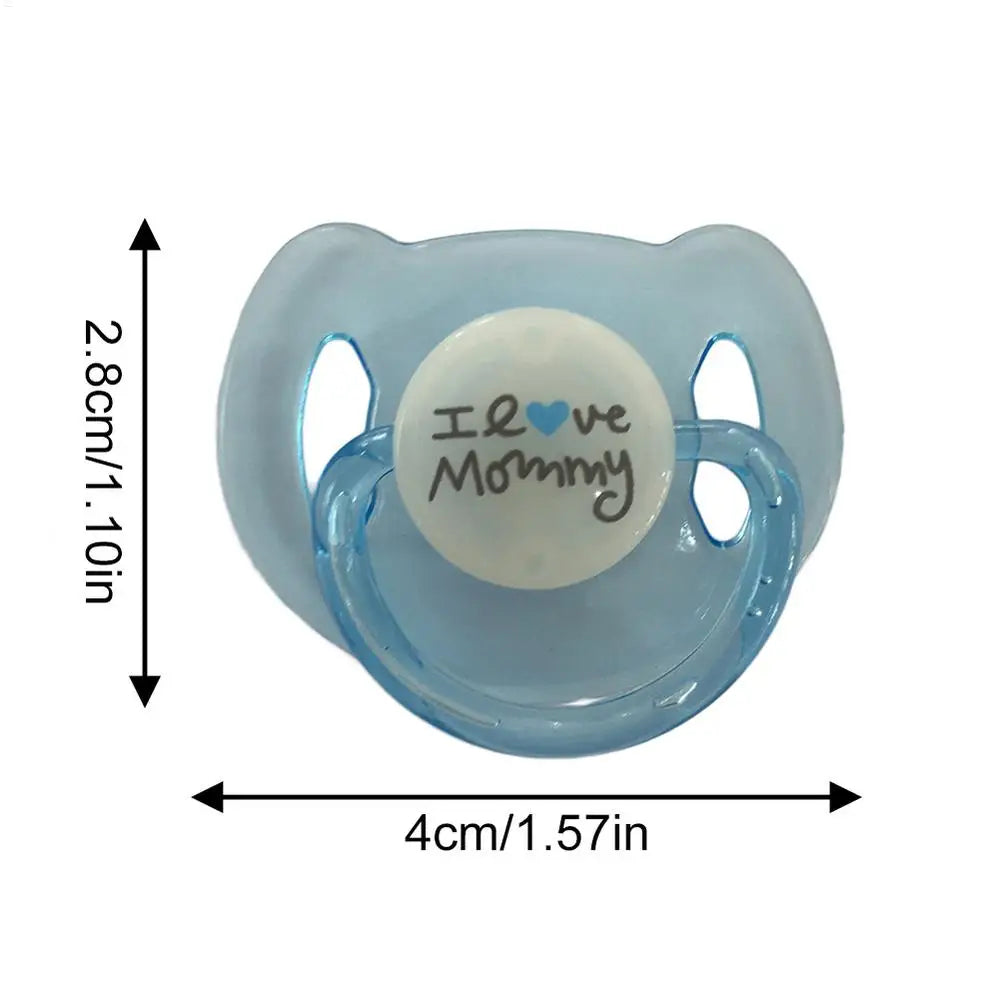 Doll Magnet Pacifier for 20-22inch Baby Dolls Cute Lovely Magnet Pacifier ABS Plastic Simulation Nipples Doll Accessory