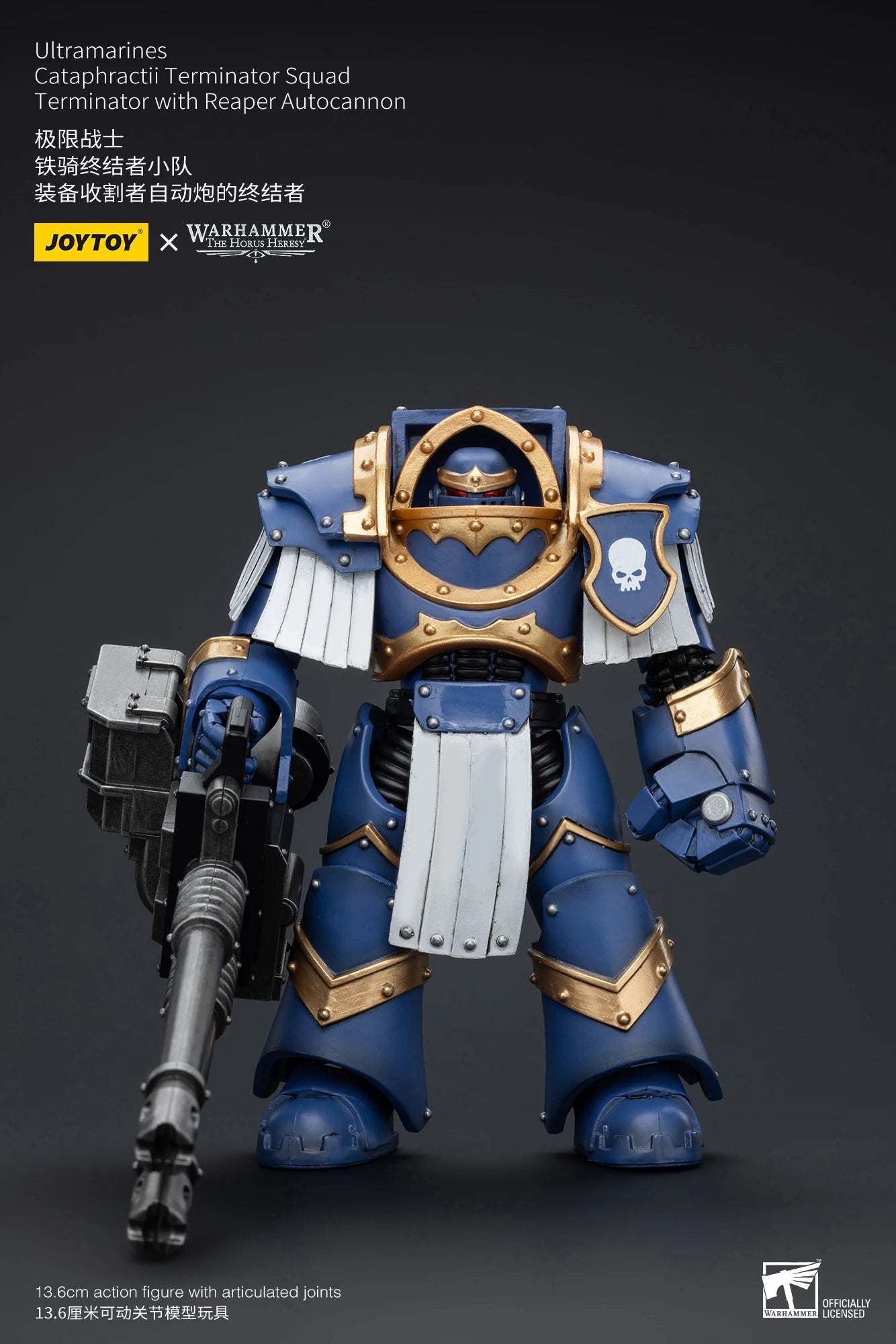JOYTOY Warhammer 40K 1/18 Action Figure Ultramarines Cataphractii Terminator Squad Anime Figures Toys Model