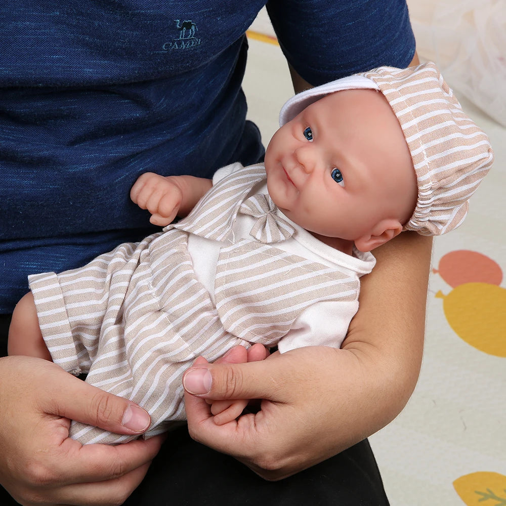 IVITA WB1512 14" 100% Full Body Silicone Reborn Doll coco Soft Dolls Realistic Boy Baby DIY Blank Children Lifelike Bebe Toys