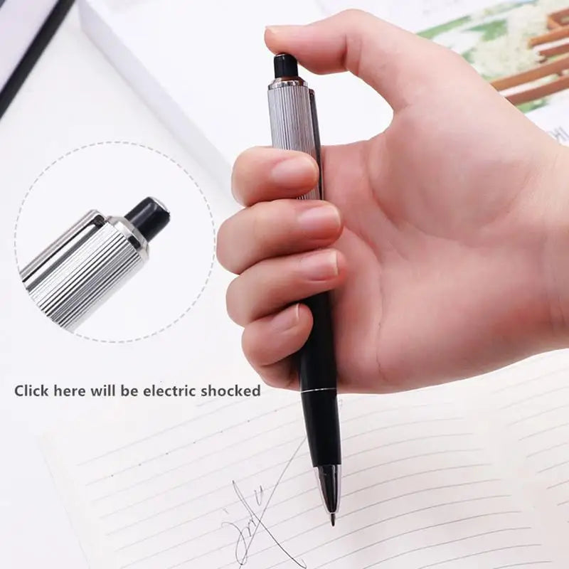 Novelty Utility Electric Shock Pen Creative Electric Shock Pen Toy ballpoint pen electric shock Fun Prank Trick Joke Gadget Toy
