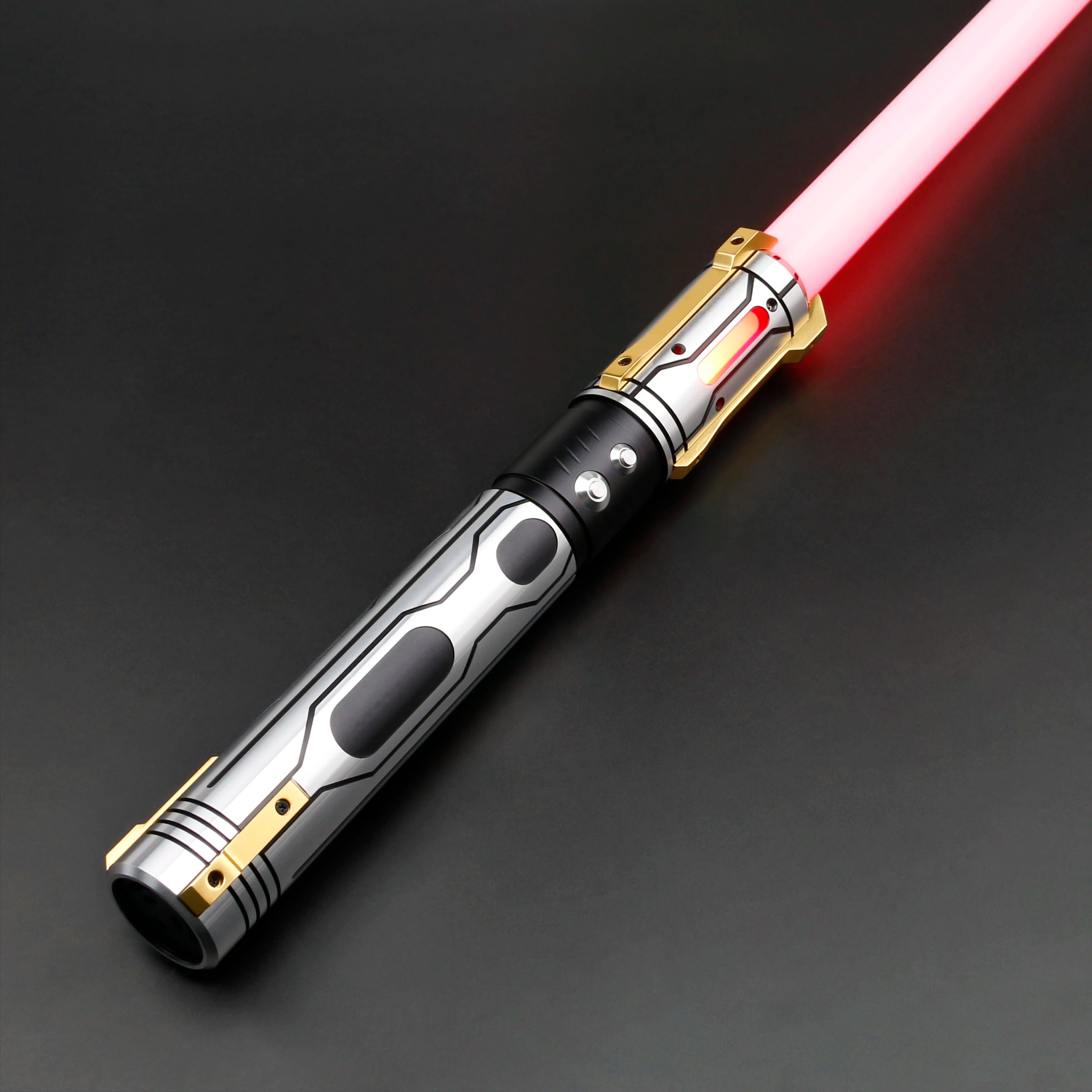 TXQSABER Ghost Lightsaber Pixel Soundboard Neo Smooth Swing Metal Handle LED Strip Blade Cosplay Laser Jedi Sword Kids Toys