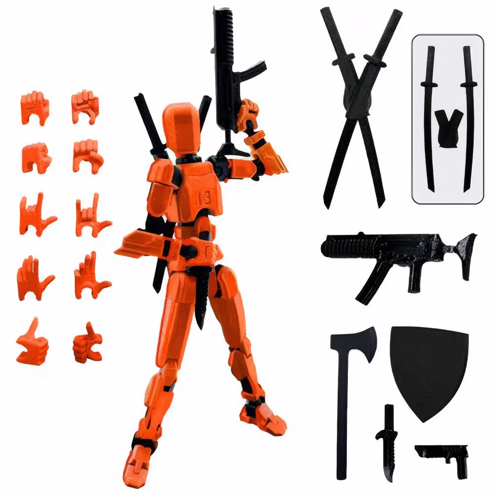 13 Action Figure Titan Multi-articular Robot Toys Dummy 3D Printed Movable Shapeshift Robot Action Anime Figure For Boy Gifts