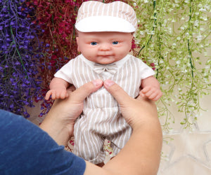 IVITA WB1512 14" 100% Full Body Silicone Reborn Doll coco Soft Dolls Realistic Boy Baby DIY Blank Children Lifelike Bebe Toys