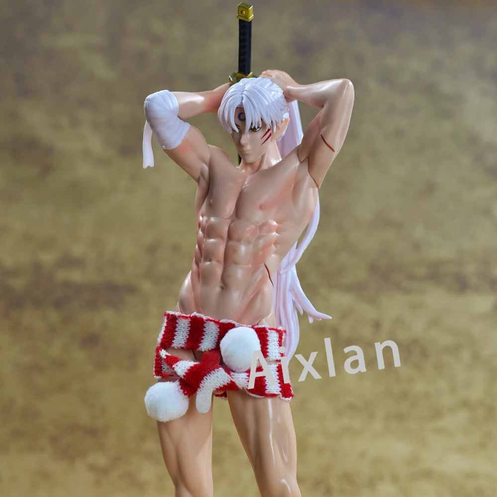 31cm Inuyasha Anime Figure Sesshoumaru Sexy Anime Figures +18 Uncensored for Adult Collection Gift Model Toys