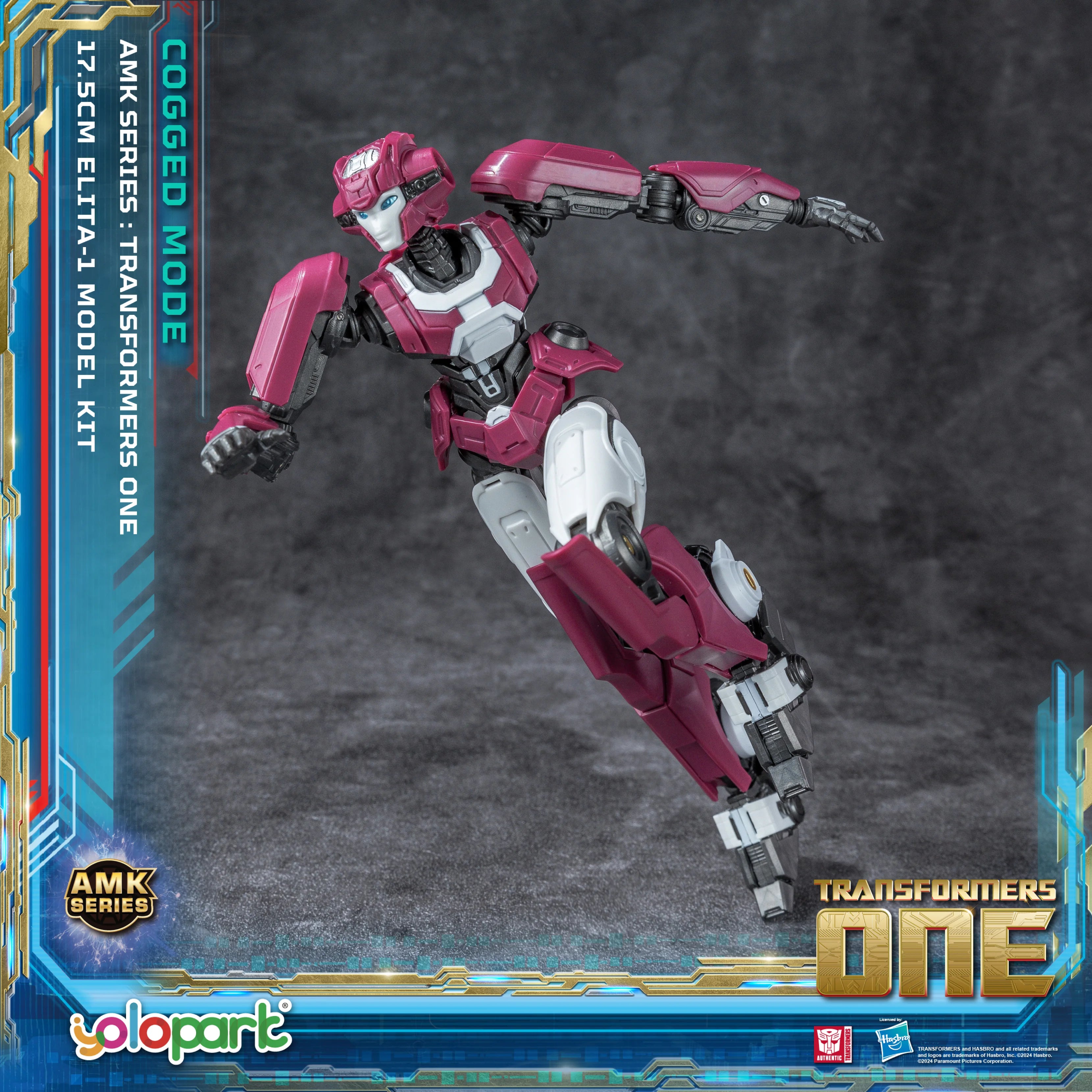 YOLOPARK Transformers One Elita-1 Cogged Mode Action Figure,6.89 Inch Highly Articulated No Converting Transformers Model Kit