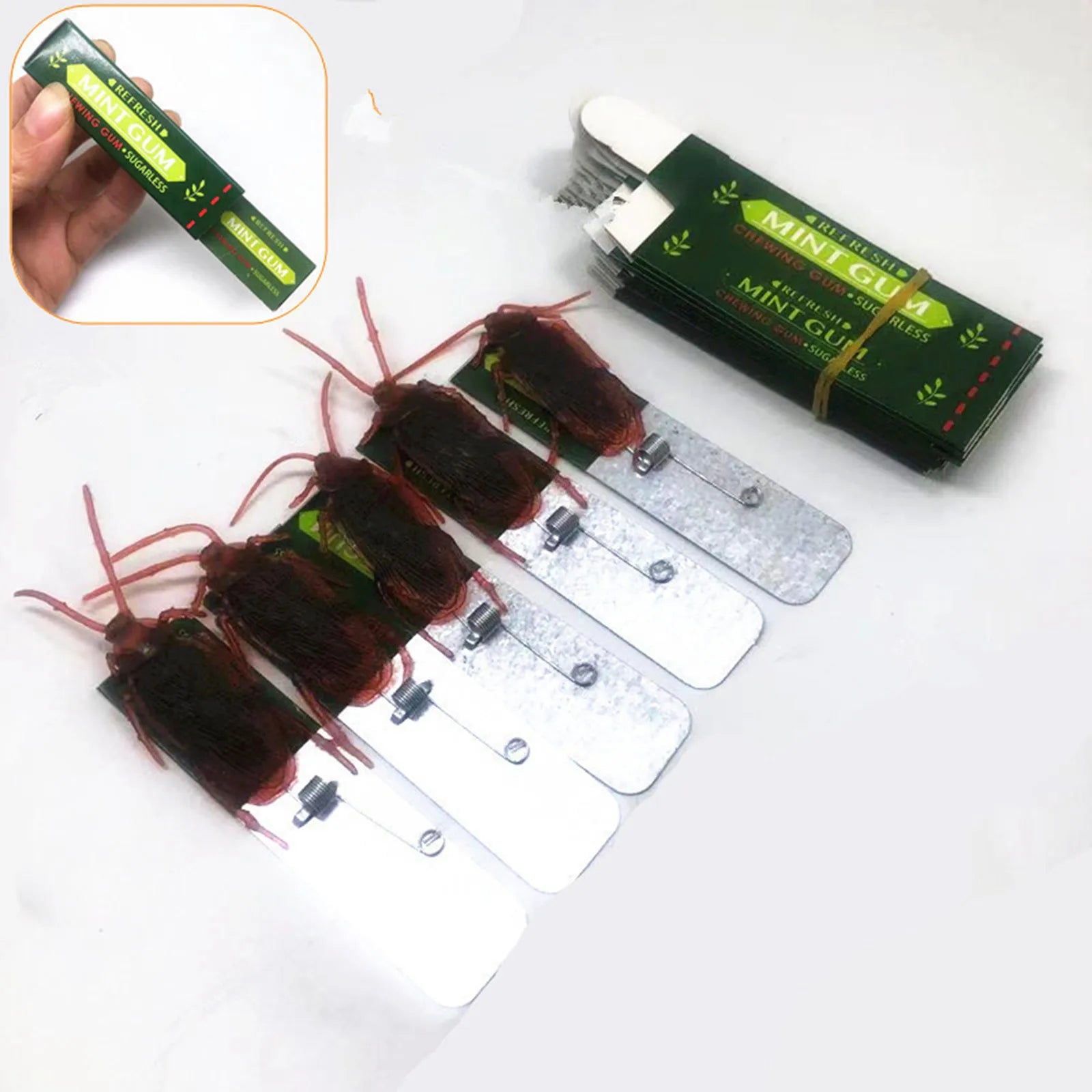 Cockroach Prank Shocking Chewing Toy Pull Spoof Trick For Children Head Toys Novelty Funny Toy Games Baby 4 Months Fast Shipping