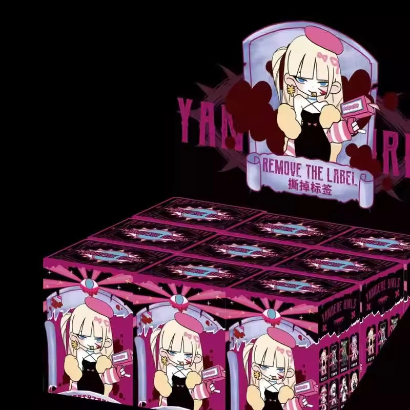 Original Yandere Girl Remove The Label Series Blind Box Caixa Caja Girl Doll Boy Birthday Gift Mystery Anime Action Figure Toys