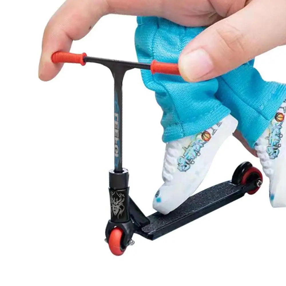 Mini Finger Scooter Two Wheels Stunt Finger Toy Skate Skate Scooter Finger Movement Skateboard Parent-Child Interactive Holiday