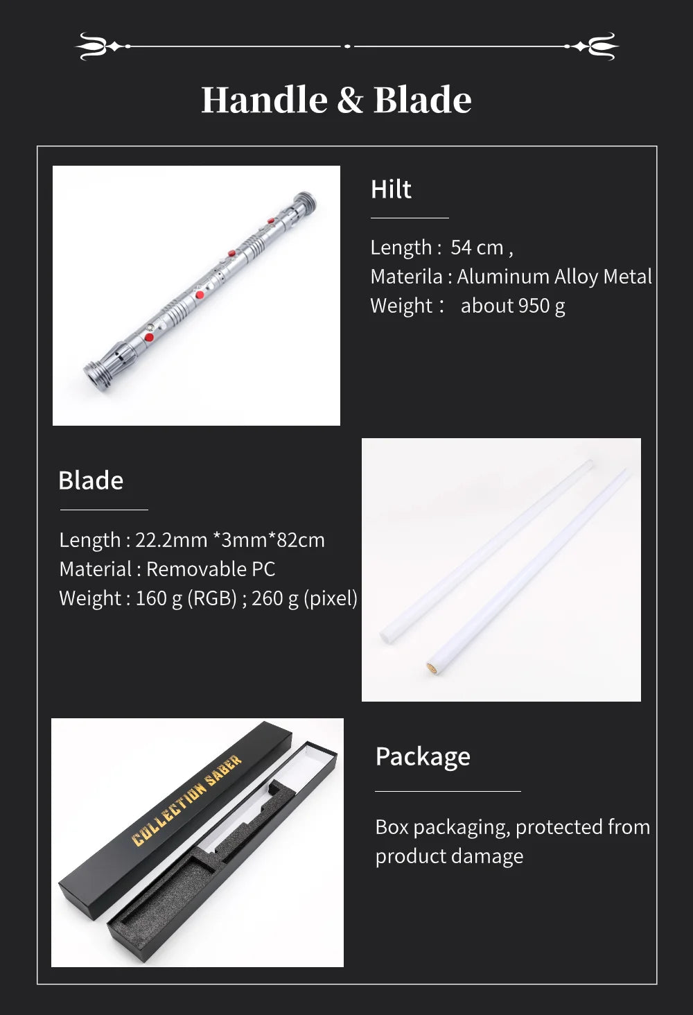 TXQSABER Special Edition Darth maul Heavy Dueling Lightsaber Bluetooth Control Colors Changing Blaster Cosplay Laser Sword Toys