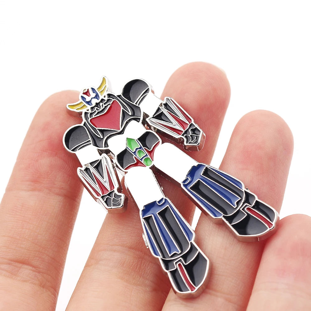 Transformers Robot Pins Cute Toys Model Optimus Prime Metal Enamel Brooch for Jacket Backpack Accessories Badges