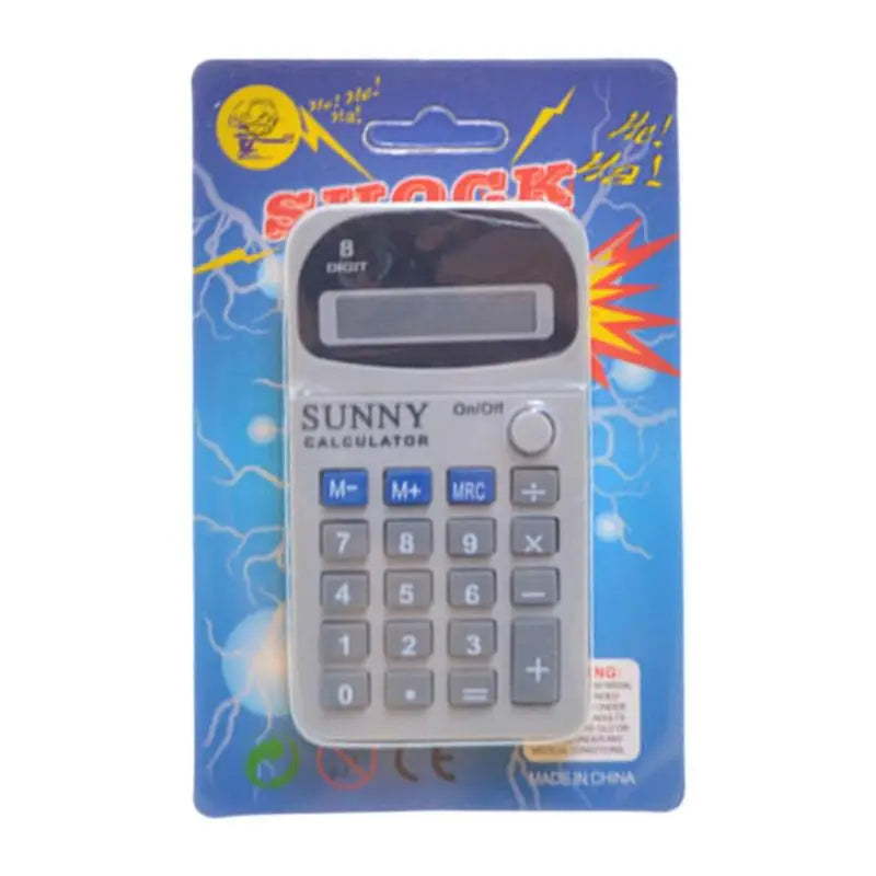 Electric Prank Toys Fake Calculator Model Electric Tricky Toy Tricky Funny Gadget For Holiday Halloween Birthday Parties