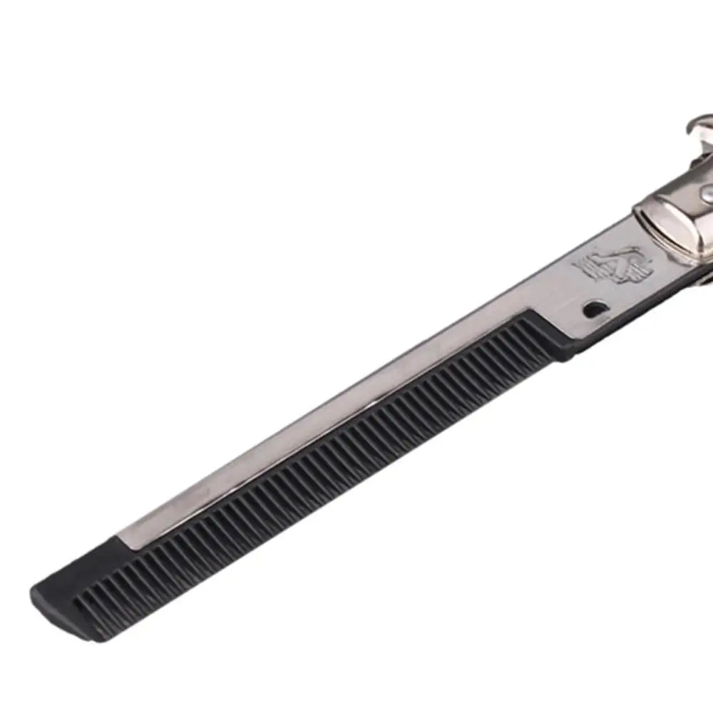 Switch Blade Comb Automatic Push Button Folding Barber Comb Portable Metal Spring Jump Brush Mens Pocket Comb Salon Beauty Tool
