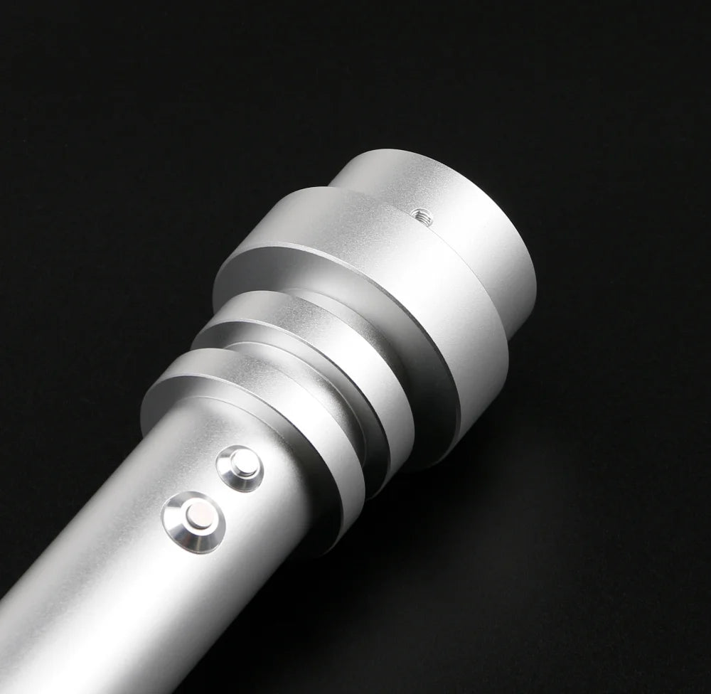 TXQSABER Mini Brick Smooth Swing Lightsaber Heavy Dueling1 Inch High Quality Blade Metal Hilt Cosplay Jedi Laser Sword Kids Toys