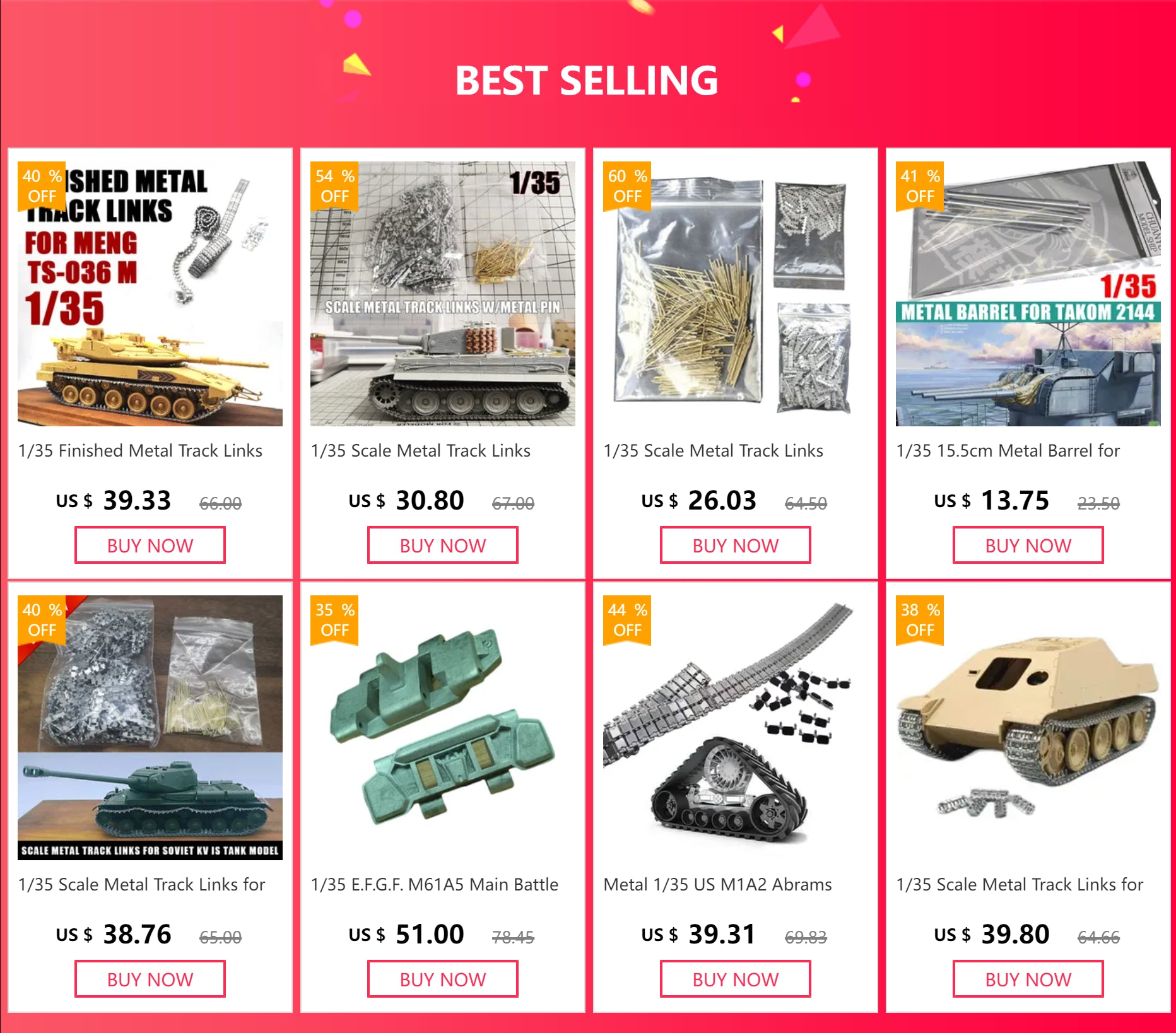 1/35 Scale Metal Barrel for German Tank Machine Gun MG34 7.92mm Model Kit CYT119