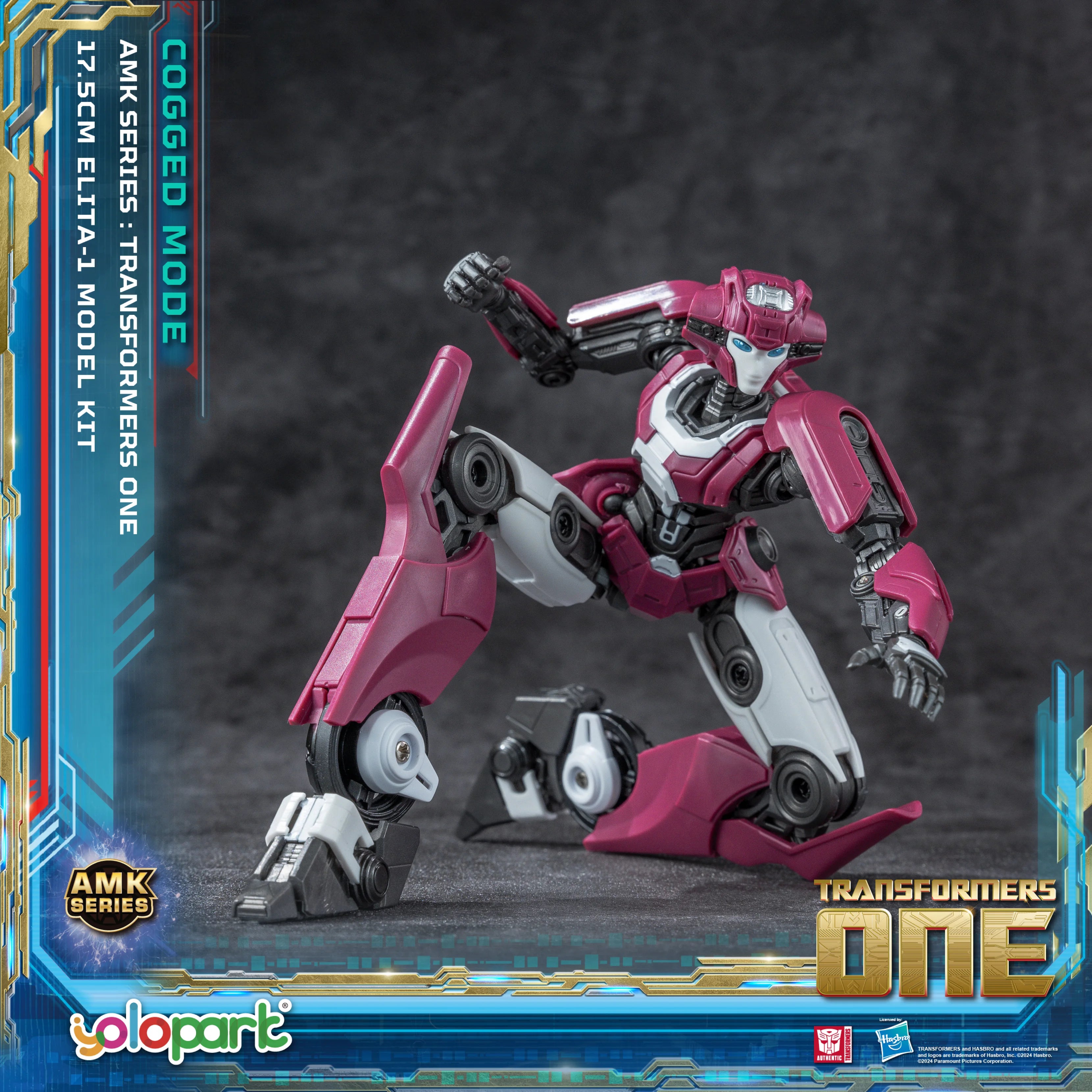 YOLOPARK Transformers One Elita-1 Cogged Mode Action Figure,6.89 Inch Highly Articulated No Converting Transformers Model Kit