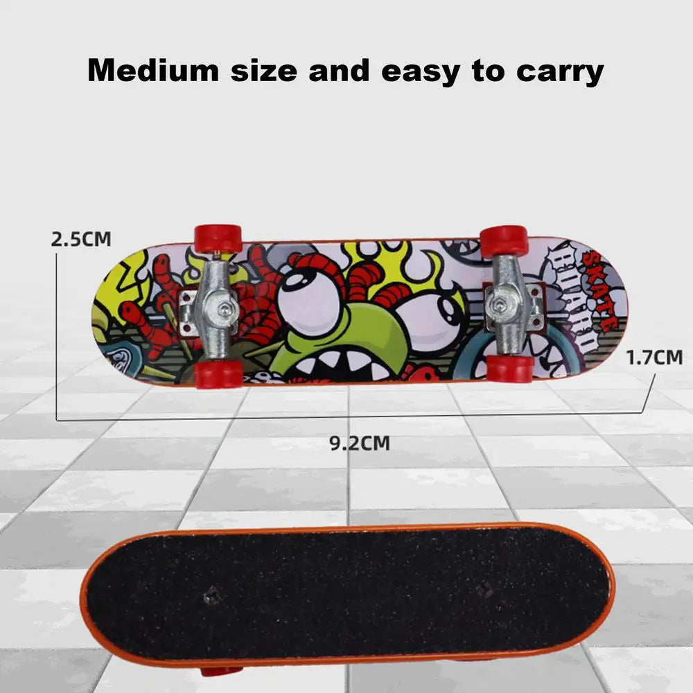 Mini Skateboard Toy Finger Skateboard Shoes Toys Colorful Finger Skates Toys Mini Sneakers For Kids Boys Girls Finger Breakdance