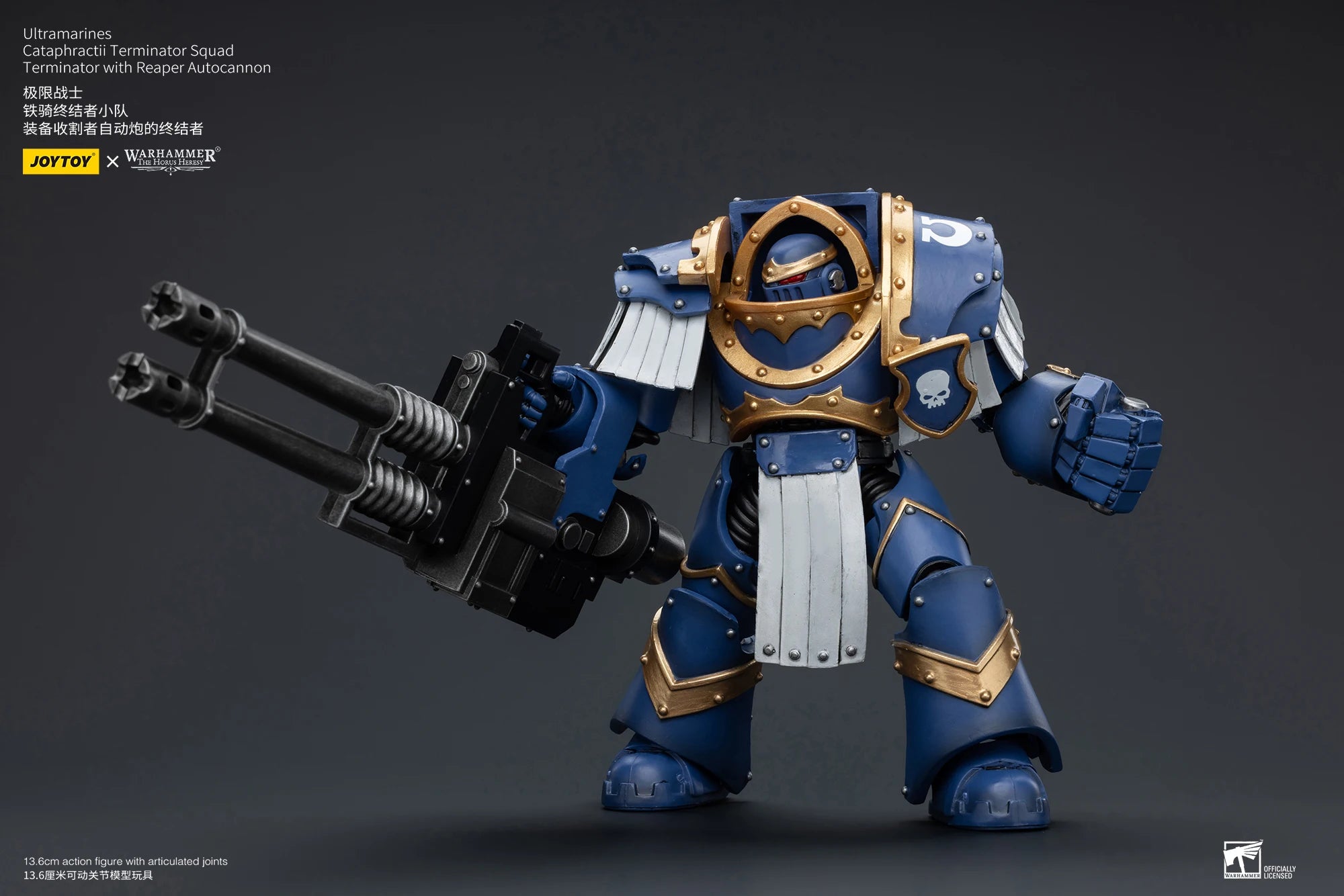 JOYTOY Warhammer 40K 1/18 Action Figure Ultramarines Cataphractii Terminator Squad Anime Figures Toys Model