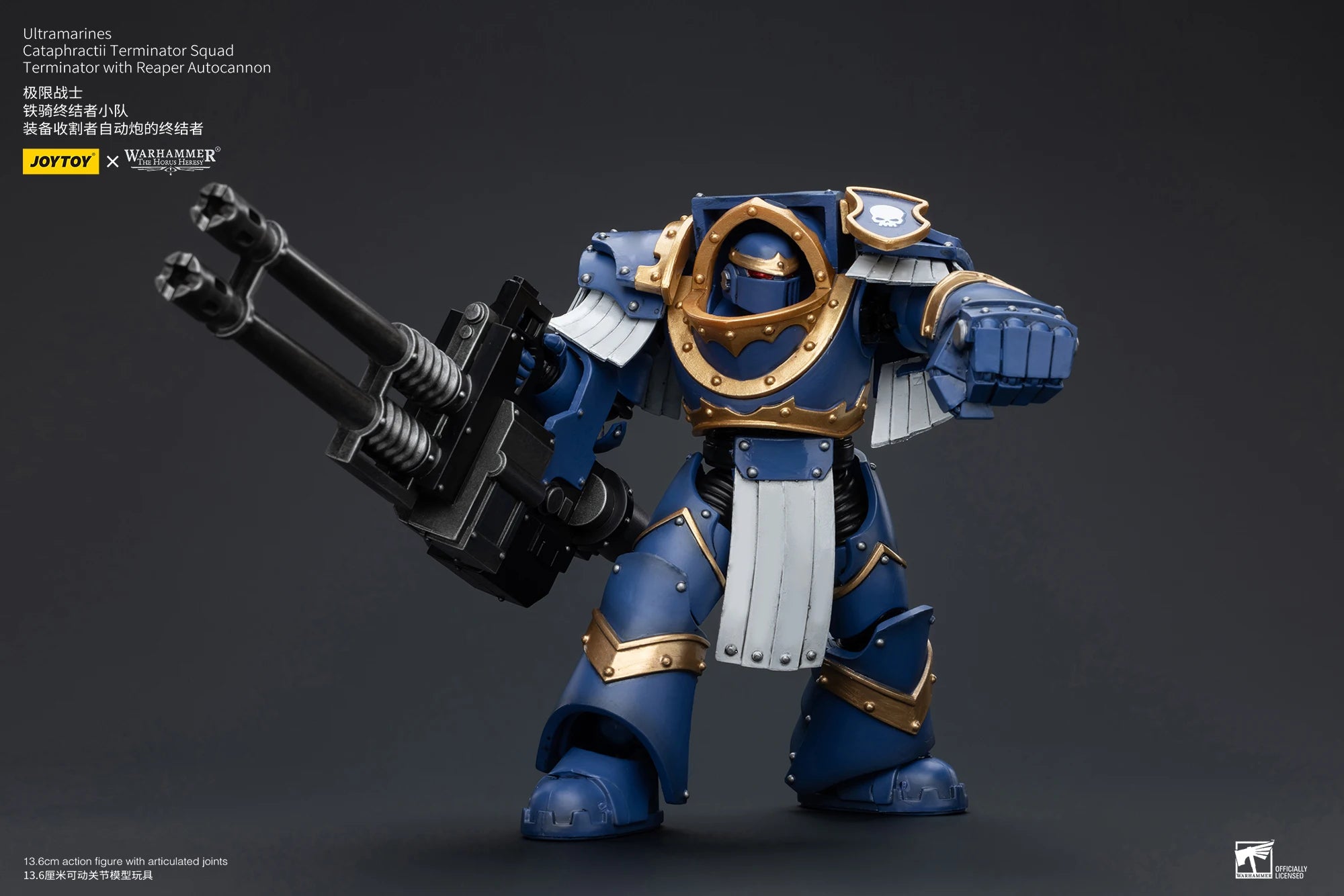 JOYTOY Warhammer 40K 1/18 Action Figure Ultramarines Cataphractii Terminator Squad Anime Figures Toys Model