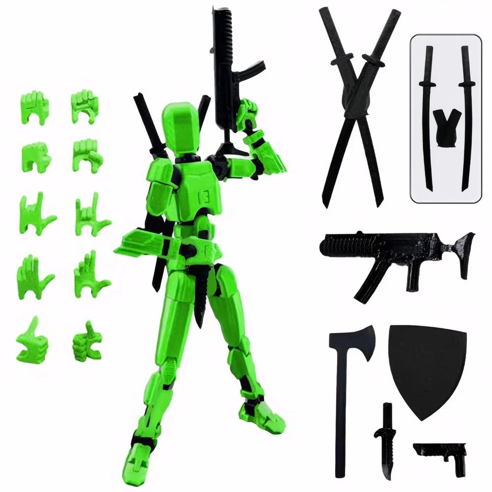 13 Action Figure Titan Multi-articular Robot Toys Dummy 3D Printed Movable Shapeshift Robot Action Anime Figure For Boy Gifts