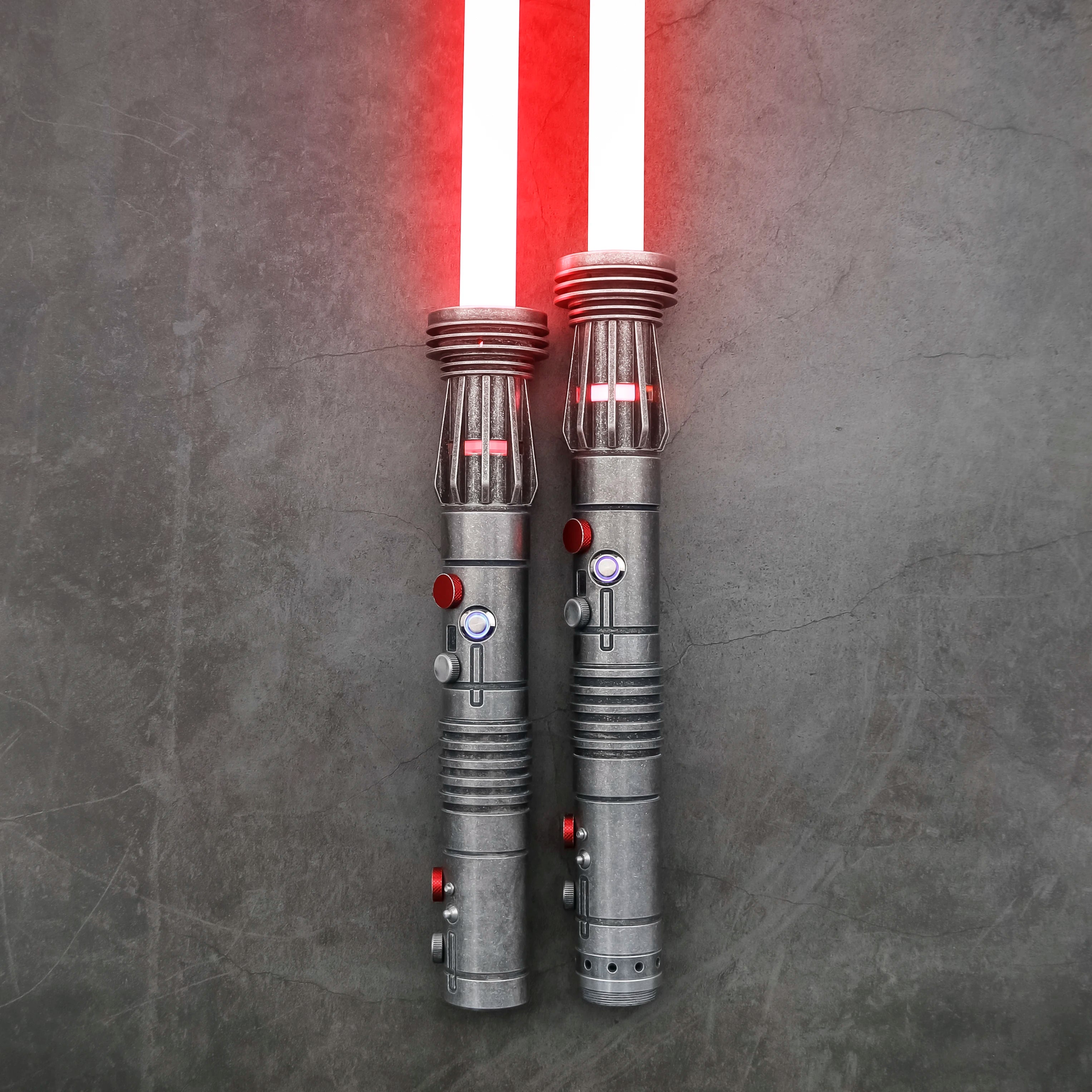 TXQSABER Special Edition Darth maul Heavy Dueling Lightsaber Bluetooth Control Colors Changing Blaster Cosplay Laser Sword Toys