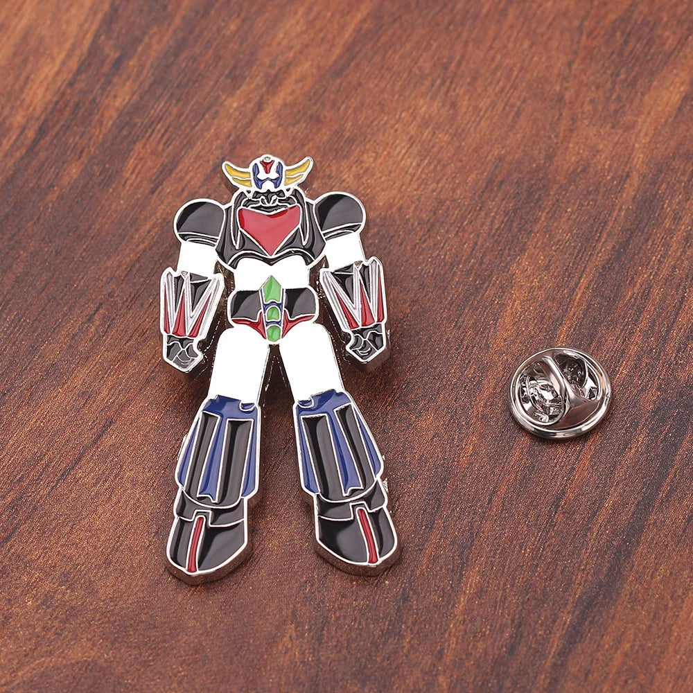 Transformers Robot Pins Cute Toys Model Optimus Prime Metal Enamel Brooch for Jacket Backpack Accessories Badges