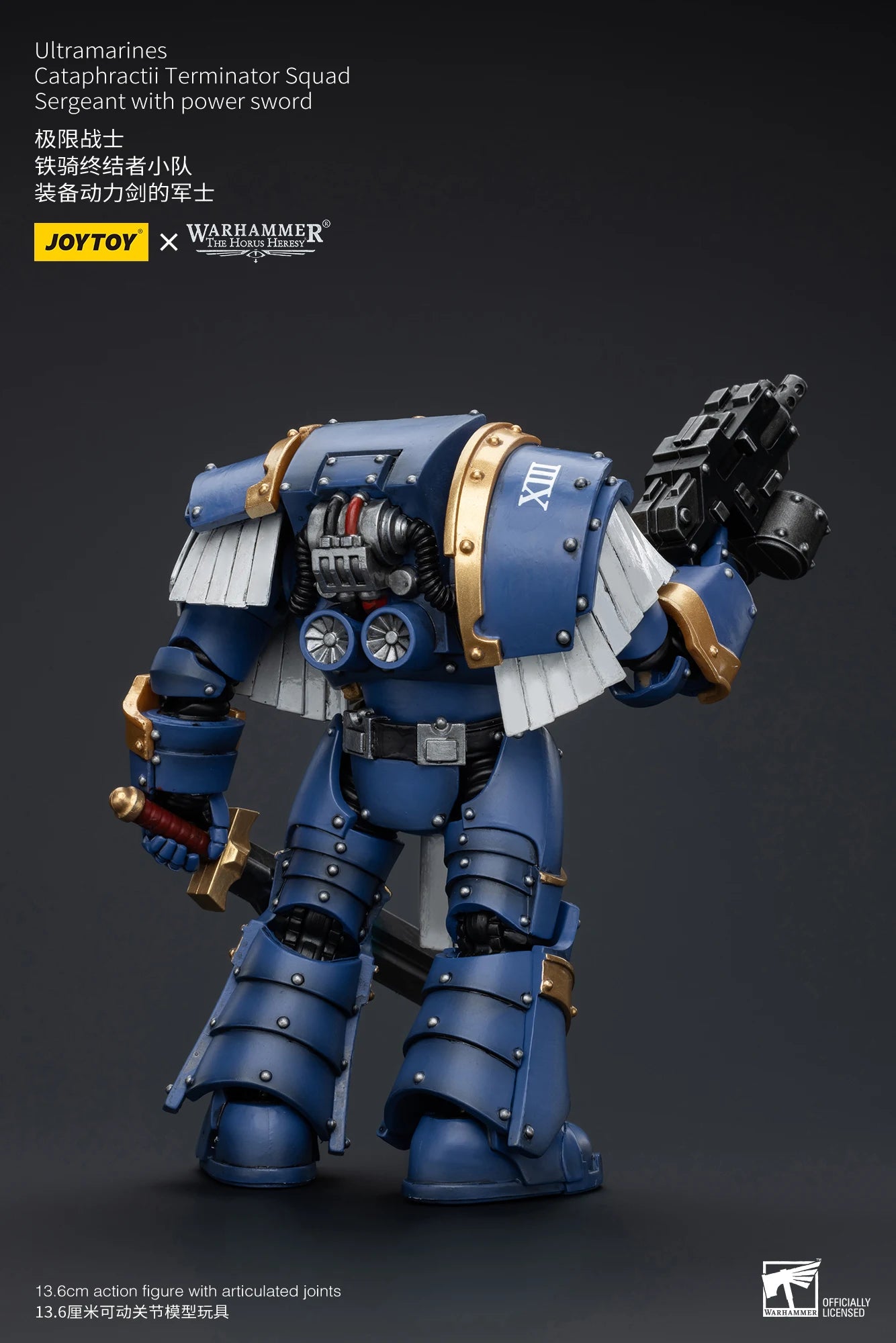 JOYTOY Warhammer 40K 1/18 Action Figure Ultramarines Cataphractii Terminator Squad Anime Figures Toys Model