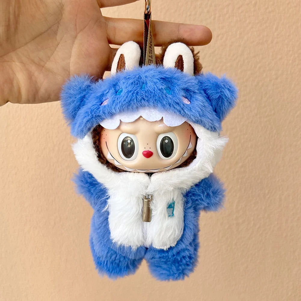 17cm Mini Doll's Clothes For Korea Kpop Labubu V1 V2 Idol Dolls Cute Decoration Macaron Clothing Gift Outfit Accessories