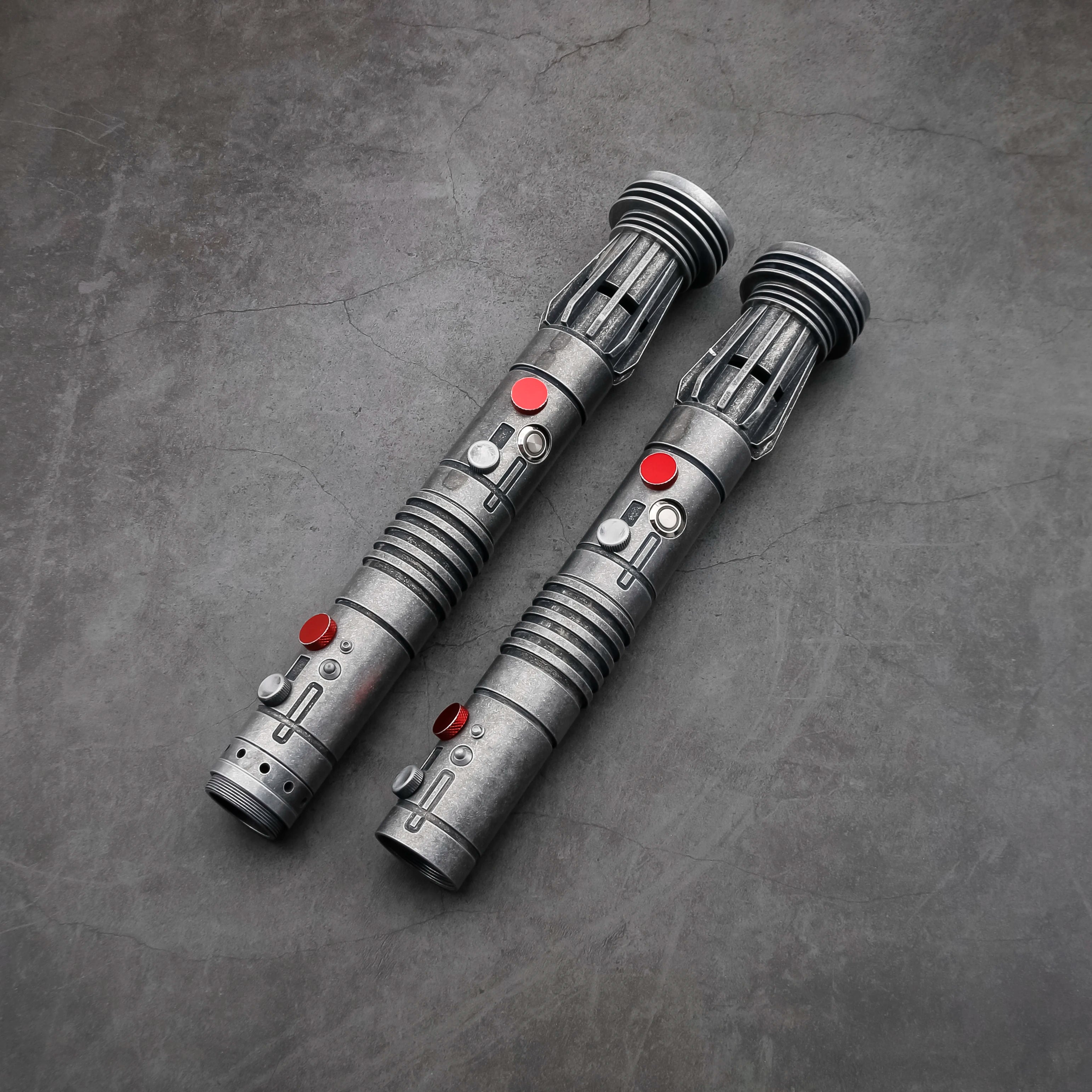 TXQSABER Special Edition Darth maul Heavy Dueling Lightsaber Bluetooth Control Colors Changing Blaster Cosplay Laser Sword Toys