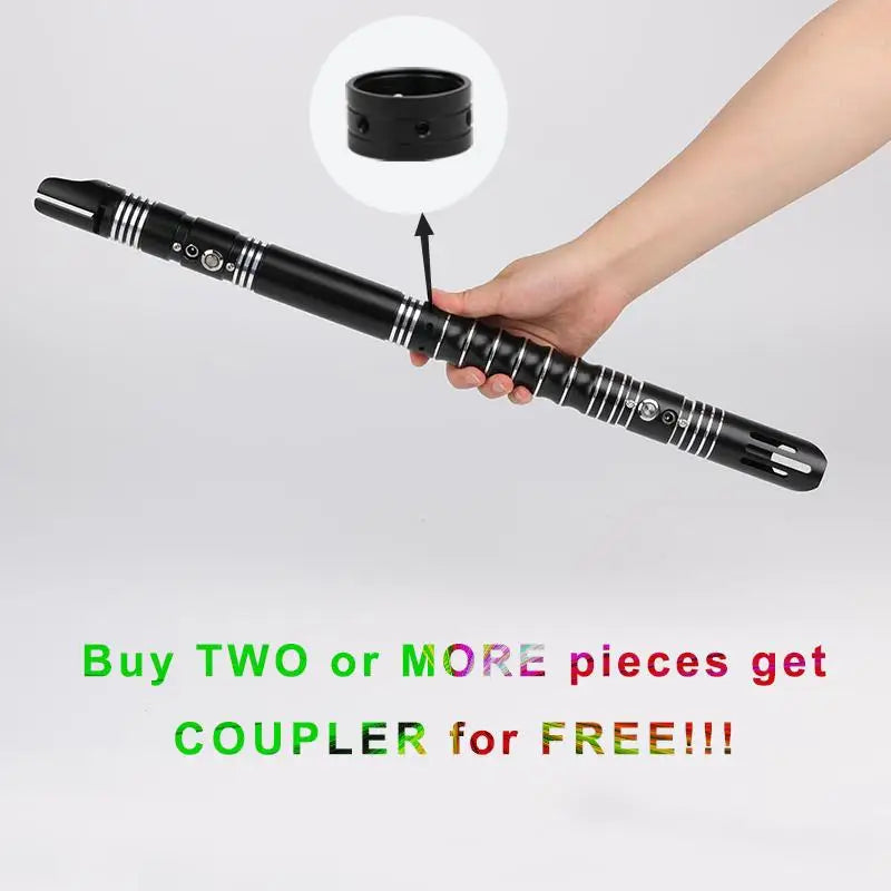 TXQSABER Lightsaber Heavy Dueling RGB Color Changing Metal Hilt Smooth Swing Blaster May 4th Cosplay Jedi Laser Sword Toys Kid