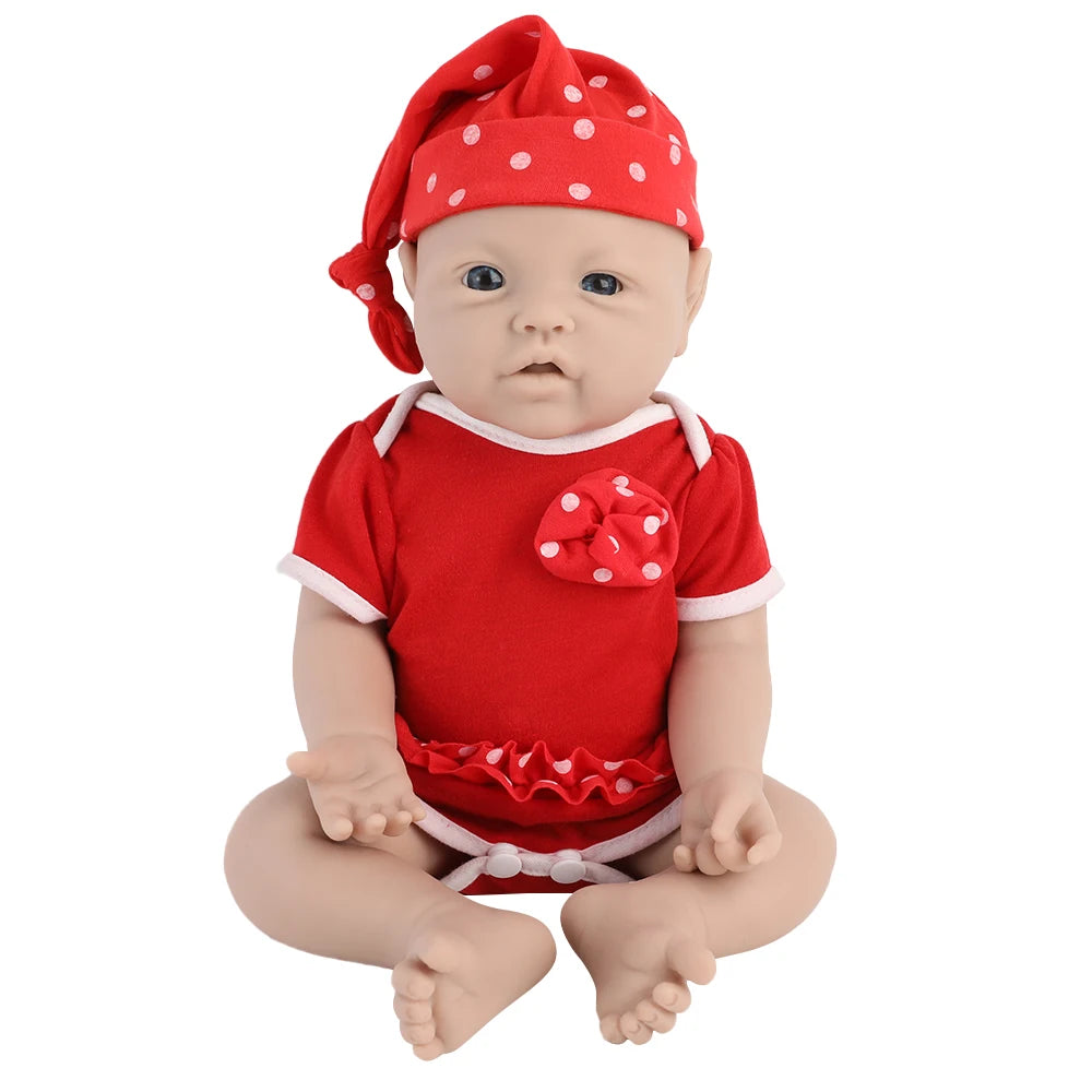 IVITA 100% Silicone Reborn Baby Doll Unpainted Realistic Baby Dolls Wholesale Lifelike Bebe Toys for Children Christmas Gift